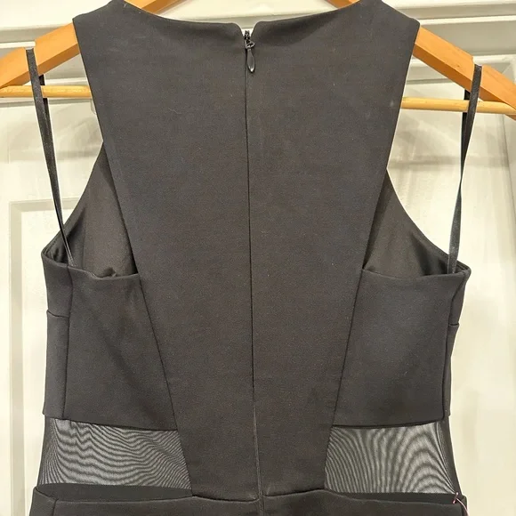 Bebe Sheer Panel Stretch Mini Dress - Picture 6 of 6